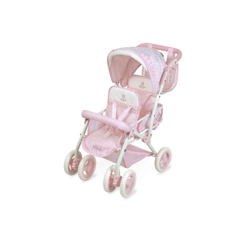 NIZA SILLA GEMELAR PLEGABLE MUNECAS 50 CM JUGUETOYS